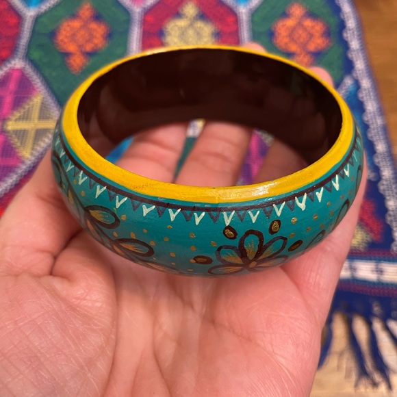 Wood Bangle Bracelet - Picture 3 of 6